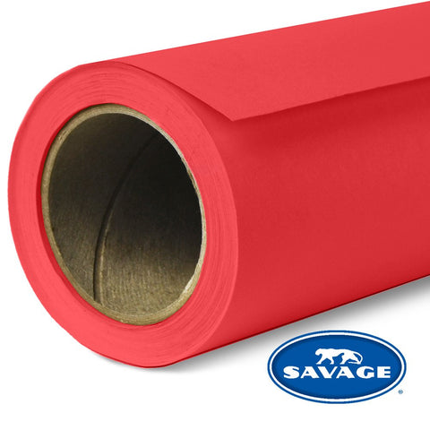 Savage Seamless Background Paper - #8 Primary Red (53 in x 18 ft)