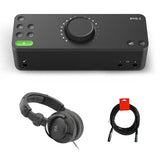 Audient EVO 8 USB Audio Interface Bundle with Studio Monitor Headphone & XLR Cable