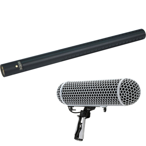 Rode NTG3B Moisture-Resistant Shotgun Microphone Bundle with Rode Blimp Windshield and Suspension System