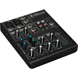 Mackie 402VLZ4 4-Channel Ultra-Compact Mixer with G-MIXERBAG-0608 Padded Nylon Mixer/Equipment Bag Kit