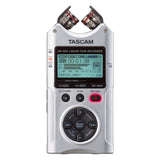 Tascam DR-40X 4-Track Portable Audio Recorder with Adjustable Stereo Microphone (Silver)