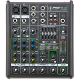 Mackie ProFX4v2 4-Channel Sound Reinforcement Mixer with G-MIXERBAG-1212 Padded Nylon Mixer/Equipment Bag & PB-S3410 3.5 mm Stereo Breakout Cable, 10 feet Bundle