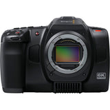 Blackmagic Design Cinema Kamera 6K (BM-CINECAM60KLFL) Bundle with Angelbird 512GB Memory Card, Genaray 2x NP-F770 4400mAh Batteries & 2x Compact Chargers Kit and Anti-Static Screen Cleaning Wipes