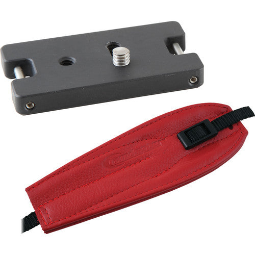 Camdapter Standard Adapter with Red ProStrap, Use a Camera, Tripod, Neck Strap Together