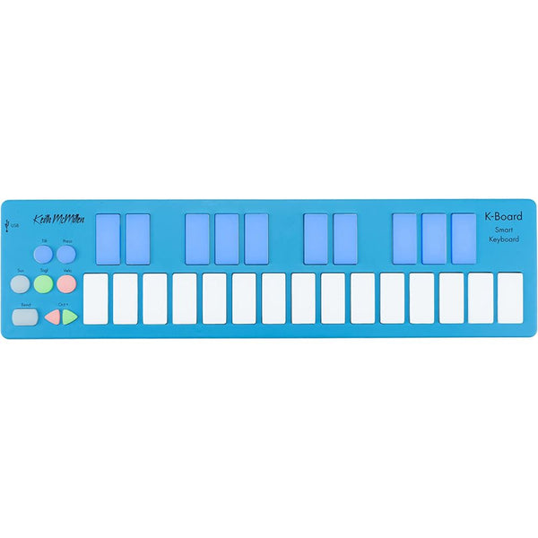 Keith McMillen Instruments K-Board-C Mini MPE MIDI Keyboard Controller (Aqua)