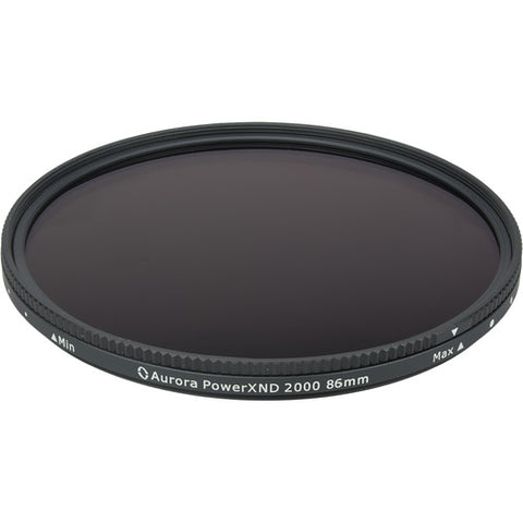 Aurora-Aperture 86mm PowerXND 2000 Variable Neutral Density 1.2 to 3.3 Filter (4 to 11 Stops)
