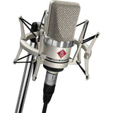 Neumann TLM-102 Studio Condenser Microphone Studio Set (Nickel) Bundle with AKG K 240 Studio Pro Headphones & Headphone Holder