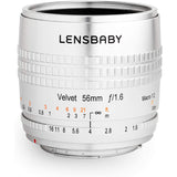 Lensbaby Velvet 56 for Canon M (Silver)