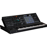 Arturia MatrixBrute Noir 49-key Black Edition Analog Monophonic Synthesizer Bundle with Double-X Keyboard Stand and X-Style Piano Bench