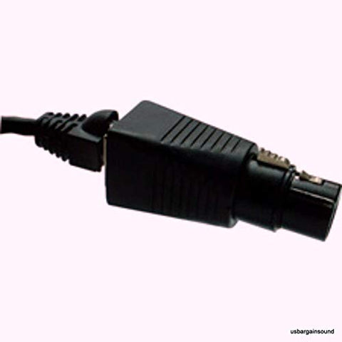 TecNec DMX-3XF-CAT5 3-pin XLR Female to RJ45 Adapter