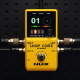 NUX Loop Core Stereo Looper Pedal with MIDI and Drum Patterns