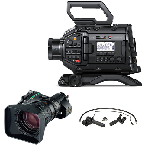 Blackmagic Design URSA Broadcast G2 Camera with Fujinon 8.5-170mm Digital Servo Lens & Zoom/Focus Control