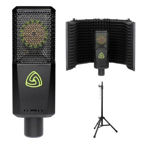 Lewitt LCT 540 Subzero Cardioid Condenser Microphone Bundle with Reflection Filter & Mic Stand