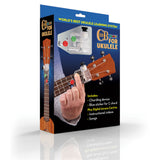 Chorbuddy For Ukulele - Complete Learning Package with Planet Waves Classic Pearl 10-Pack Guitar Pick & Guitar Strap Bundle