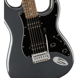 Squier by Fender Affinity Series Stratocaster HH, Indian Laurel fingerboard, Charcoal Frost Metallic