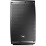 JBL EON615 Two-Way 15" 1000W Powered PA Speaker, Bluetooth (Pair) Bundle with 2x Speaker Stand, 2x XLR Cable & Stand Bag