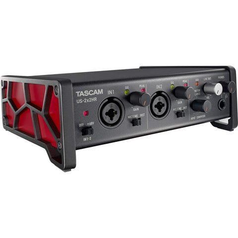 Tascam US-2x2HR Desktop 2x2 USB Type-C Audio/MIDI Interface