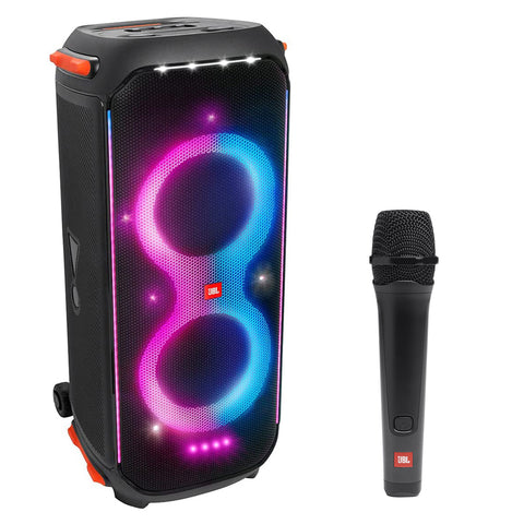 JBL PartyBox 710 800W Wireless Speaker Bundle with JBL Wired Dynamic Vocal Mic