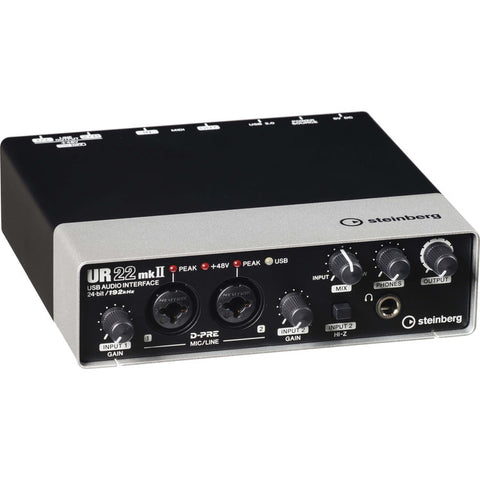 Steinberg UR22mkII USB 2.0 Audio Interface with Dual Microphone Preamps