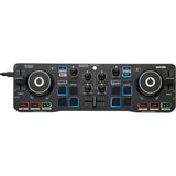 Hercules DJ Party Set with DJControl Starlight Controller, Headphones, LED Wristbands, & 3' Y-Cable Cable Bundle