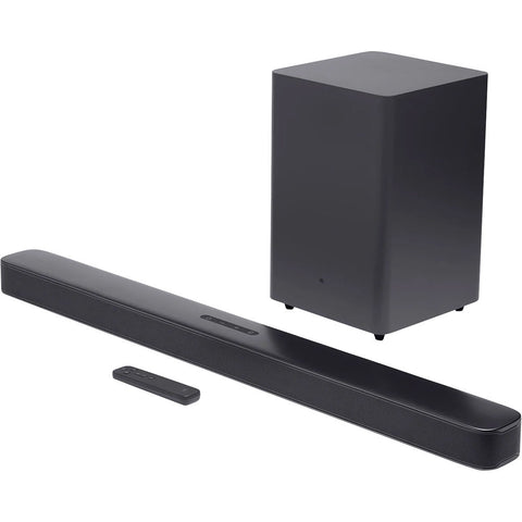 JBL Bar 2.1 Deep Bass 300W Soundbar System with 6.5" Wireless Subwoofer