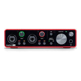 Focusrite Scarlett 2i2 USB Audio Interface (3rd Gen) with Pop Filter & XLR-XLR Cable Bundle