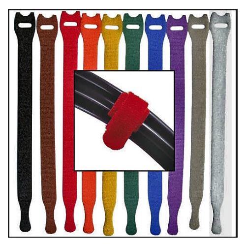 1/2" x 8" Rip-Tie Lite 10 Pack Rainbow