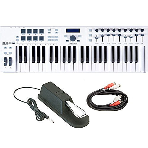 Arturia KeyLab 49 Essential Universal MIDI Controller, Software and Pedal