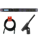 dbx DriveRack 260 Equalization and Loudspeaker Control System with dbx RTA-M DriveRack Measurement Microphone and XLR Cable