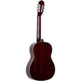 Ortega Guitars 6 String Family Series Full Size Nylon Classical Guitar w/Bag, Right-Handed, Spruce Top-Wine Red-Gloss, (R121WR)