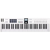 Arturia KeyLab Essential mk3 61-Key Universal MIDI Controller and Software (White)