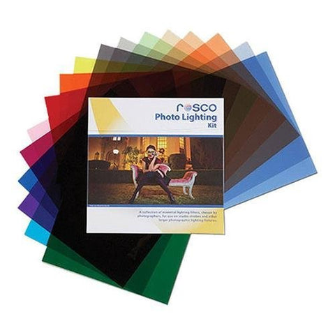 Rosco Photo Lighting Filter Kit, 12 x 12&quot; Sheets