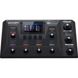 Zoom B6 Bass Multi-Effects Processor with 2-in/2-out USB Audio Interface for Electric Bass Bundle with MDR-7506 Headphones