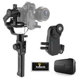 Moza Air 2 3-Axis Handheld Gimbal Stabilizer with Moza iFocus Wireless Motor & Cleaning Wipes (5-Pack)