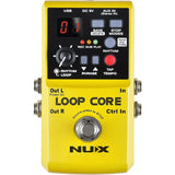 Nux Loop Core Guitar Effect Pedal Looper Bundle with Polsen HPC-A30-MK2 Studio Monitor Headphones, Kopul 10' Instrument Cable, Patch Cable Right Angle, and Fender 12-Pack Picks