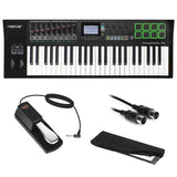 Nektar Technology Panorama T4 49-Key USB MIDI Controller Bundle with Piano-Style Sustain Pedal, 10' MIDI Cable, and Medium Keyboard Dust Cover