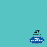 Savage Seamless Background Paper - #47 Baby Blue (53 in x 18 ft)