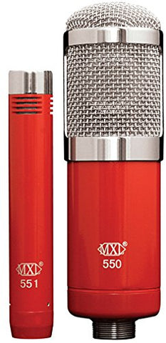 MXL 550/551 Microphone Ensemble Kit (Red)