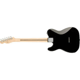 Squier by Fender Affinity Series Telecaster Deluxe (Maple fingerboard, Black) Bundle with Fender 10ft Cable (Straight/Straight), Fender Guitar 12-Pack Picks, and Fender 2" Guitar Straps