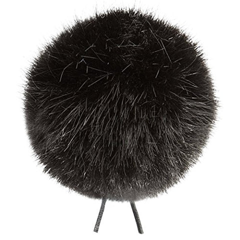 Bubblebee Industries Windbubble Miniature Imitation-Fur Windscreen - Black