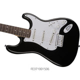Squier by Fender Bullet Stratocaster Beginner Hard Tail Electric Guitar - Black