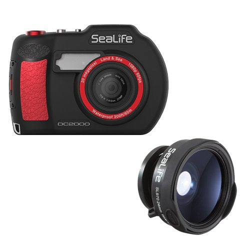 SeaLife DC2000 Digital Underwater Camera with SeaLife SL970 0.65x Wide Angle Lens