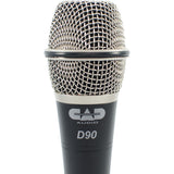 CAD CADLive D90 Supercardioid Dynamic Handheld Microphone with Foam Windscreen & XLR-XLR Cable Bundle