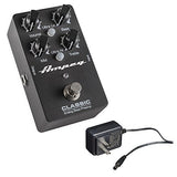 Ampeg Classic Analog Bass Preamp Pedal with Behringer PSU-SB 9VDC Power Adapter