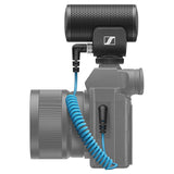 Sennheiser MKE 200 Ultracompact Camera-Mount Directional Microphone with Mic Pistol Grip & Shoe Bracket Bundle