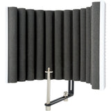 sE Electronics RF-X WB Portable Isolation Filter X (White) Bundle with Auray RFMS-580 Reflection Filter Tripod Mic Stand
