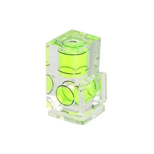 Jobu Design Dual-Axis Clear Bubble Level with Easy See Green Fluid