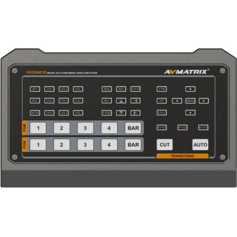 AVMATRIX Micro 4-Channel HDMI & DP Video Switcher with Streaming & Recording