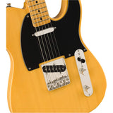 Squier by Fender 50's Telecaster (Maple, Butterscotch Blonde) Bundle with Fender 10ft Cable (Straight/Straight), Fender Guitar 12-Pack Picks, and Fender 2" Guitar Straps