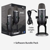 Blue YETI X Pro Condenser USB Microphone Plus Pack Bundle with Presonus StudioOne 5 artist DAW, iZotope RX elements Plug-in & Groover 3 Tutorials 3-Month Subscription, Polsen Headphone & Pop Filter